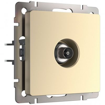 ТВ-розетка оконечная Werkel W1183011 шампань (WL11-TV)