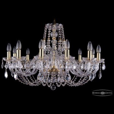 Люстра Bohemia Ivele Crystal 1406/12/300/G/Leafs