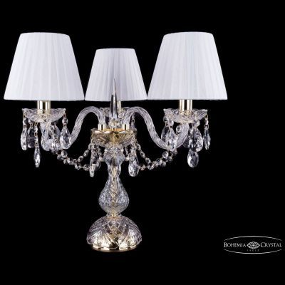 Настольная лампа Bohemia Ivele Crystal 1406L/3/141-39/G/SH2-160