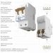 Автоматический выключатель 2P 10 A C 6 кА Werkel W902P106