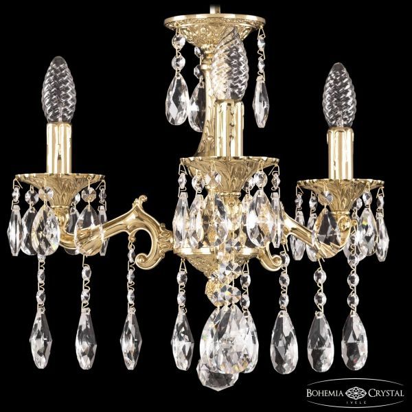 Люстра бронзовая 72102/3/125 A G Bohemia Ivele Crystal
