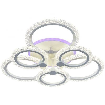 Потолочный светодиодный светильник 18027/6 WHT A 108W+8W RGB Profit Light