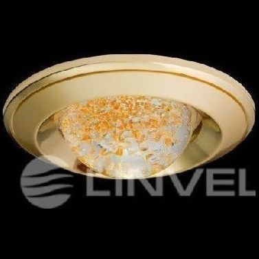 Светильник встраиваемый Linvel MS84 B PG/G (DS04+N) YL с фосфорисцир. полусферой