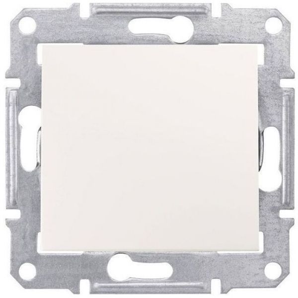 Выключатель 1-клавишный Schneider Electric Sedna Бежевый 10 А (сх.1)