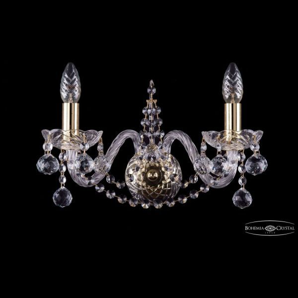 Бра Bohemia Ivele Crystal 1411B/2/160/G/Balls