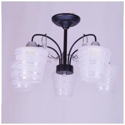 Люстра классическая 12135/5BK+CR WT ЭкономСвет