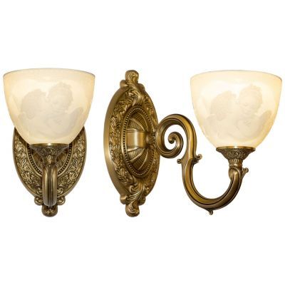 Бра бронзовые 7203B10P/1/175 FP P1 U Angel Bohemia Ivele Crystal