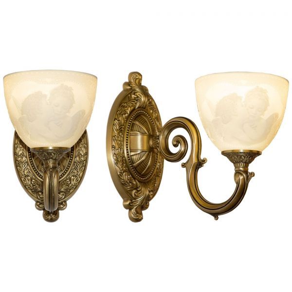 Бра бронзовые 7203B10P/1/175 FP P1 U Angel Bohemia Ivele Crystal