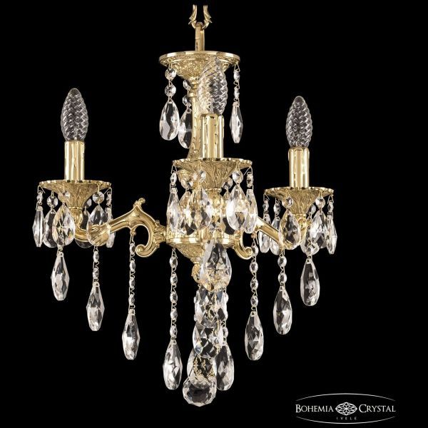 Люстра бронзовая 72102/3/125 B G Bohemia Ivele Crystal