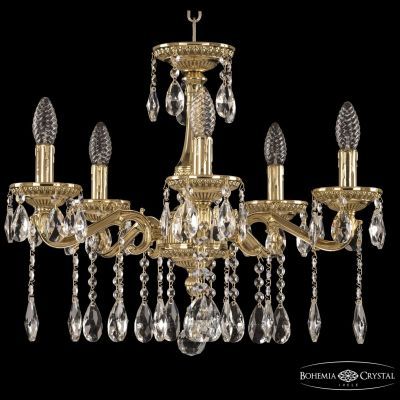 Люстра бронзовая 75102/5/175 A G Bohemia Ivele Crystal