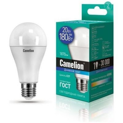 Светодиодная лампа Camelion LED20-A65/865/E27