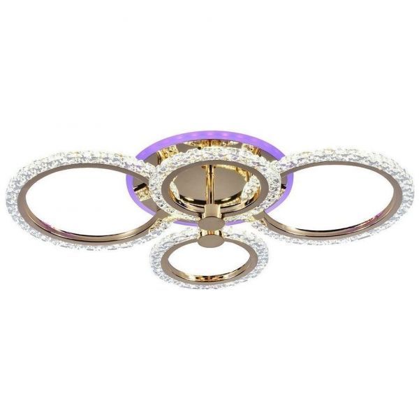 Потолочный светодиодный светильник 18027/4 FGD 76W+8W RGB Profit Light