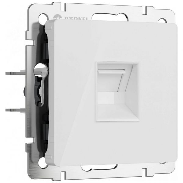 Розетка Ethernet RJ-45 (белый акрил) W1181041 Werkel