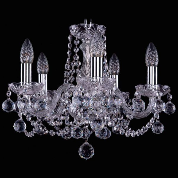 Люстра Bohemia Ivele Crystal 1402/5/141/Ni/Balls