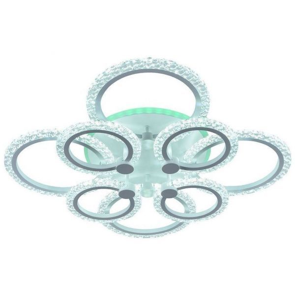 Светодиодная люстра Profit Light 8027/4+4 WHT