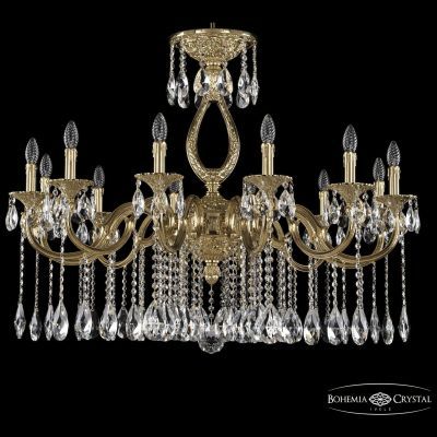 Люстра бронзовая 72301/12/360 A G Bohemia Ivele Crystal