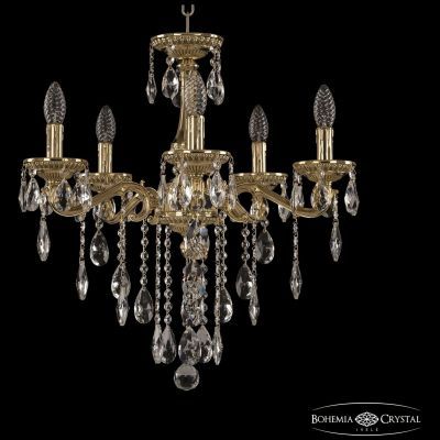 Люстра бронзовая 75102/5/175 B G Bohemia Ivele Crystal