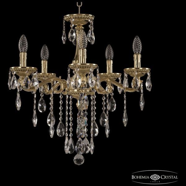 Люстра бронзовая 75102/5/175 B G Bohemia Ivele Crystal