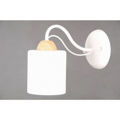 Бра Linvel LB 9228/1 Кама Белый/светлое дерево E27 40W