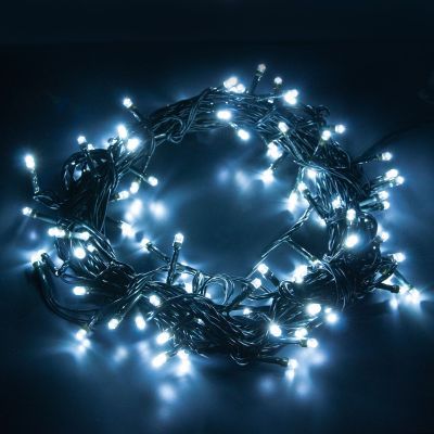 Новогодняя гирлянда нить белый 10м IP20 Eurosvet 400-002