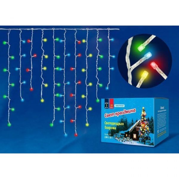 Бахрома-гирляда для помещений Uniel ULD-B3010-200/DTA MULTI IP20