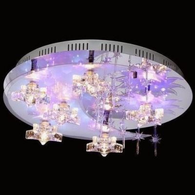 Светильник Linvel LV 8299/6 Хром G4 12v 20w пульт/LED фиолетовый+белый