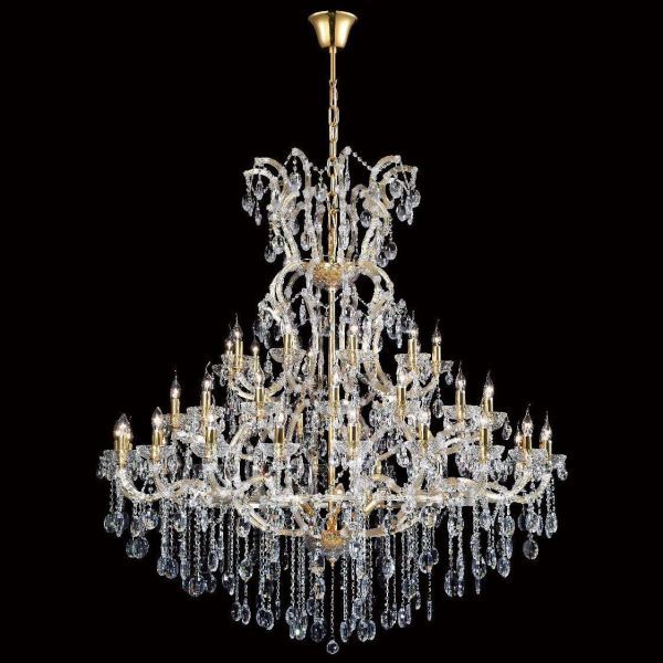 Подвесная люстра Crystal Lux HOLLYWOOD SP53 GOLD