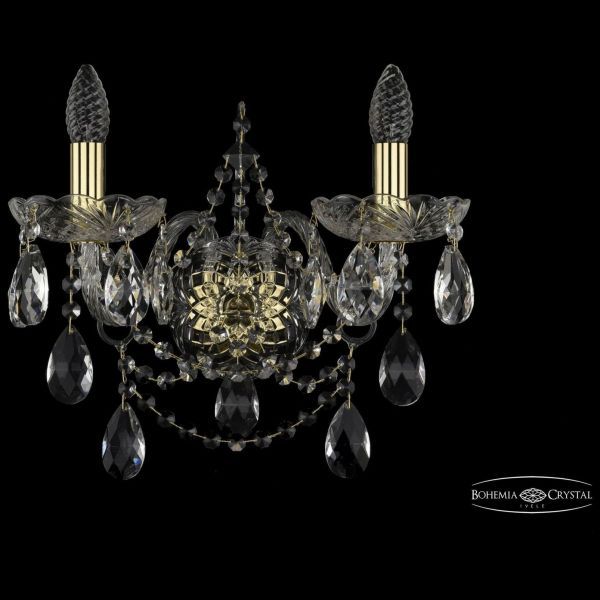 Бра Bohemia Ivele Crystal 1411B/2/160/XL/G