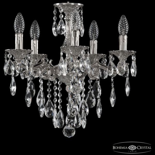 Люстра бронзовая 72102/5/125 B Ni Bohemia Ivele Crystal