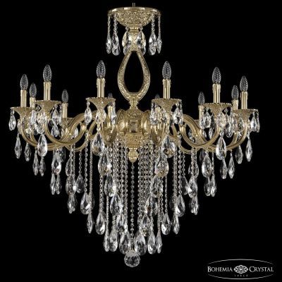 Люстра бронзовая 72301/12/360 B G Bohemia Ivele Crystal