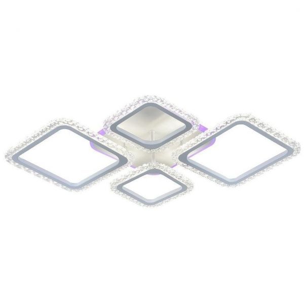 Потолочный светодиодный светильник 18029/2+2 WHT 88W+12W RGB Profit Light