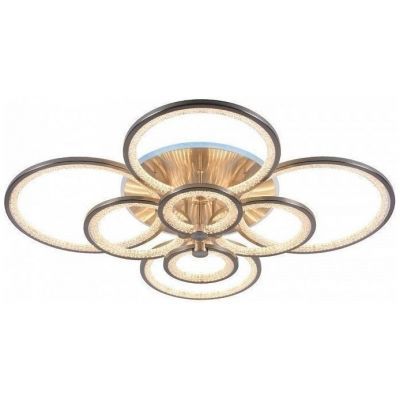 Потолочный светодиодный светильник 8002/8 NKL 256W+11W RGB никель Profit Light