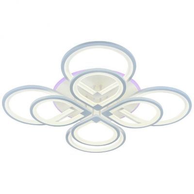 Светодиодная люстра Profit Light 8000/4+4 WHT RGB