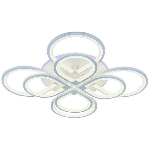 Светодиодная люстра Profit Light 8000/4+4 WHT RGB