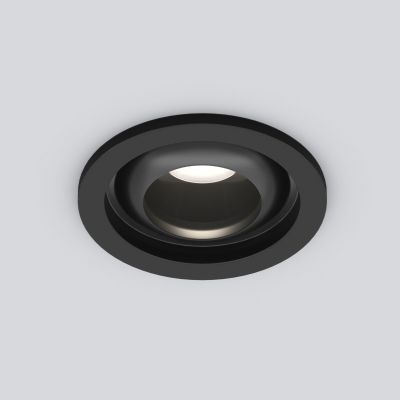 Встраиваемый точечный светодиодный светильник Elektrostandard 25022/LED 5W 4200K BK черный