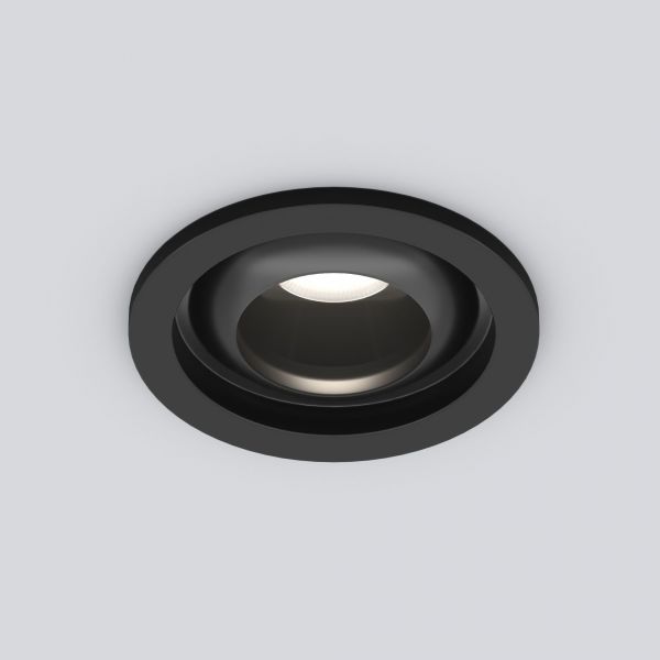 Встраиваемый точечный светодиодный светильник Elektrostandard 25022/LED 5W 4200K BK черный