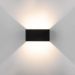 Уличный настенный светодиодный светильник WINNER DOUBLE LED IP54 Elektrostandard 35137/W черный
