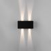 Уличный настенный светодиодный светильник WINNER DOUBLE LED IP54 Elektrostandard 35137/W черный