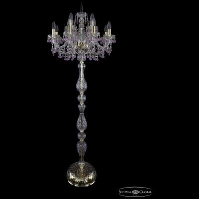 Торшер Bohemia Ivele Crystal 1410T1/8+4/195-165/G/V7010