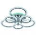 Светодиодная люстра Profit Light 8027/6 CHR A
