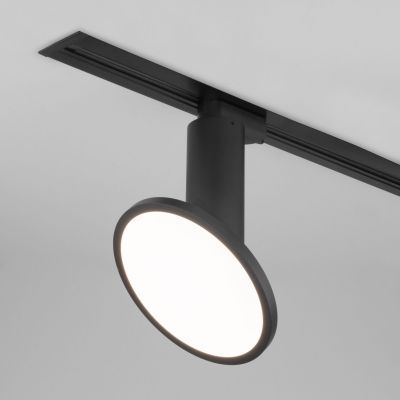 Трековый светодиодный светильник для однофазного шинопровода Elektrostandard LTB50 Brain Черный 12W 4200K