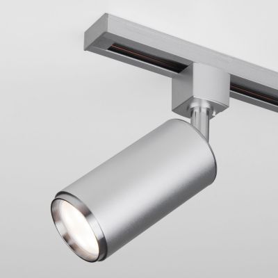 Трековый светильник Elektrostandard Svit GU10 хром матовый (MRL 1013) однофазный