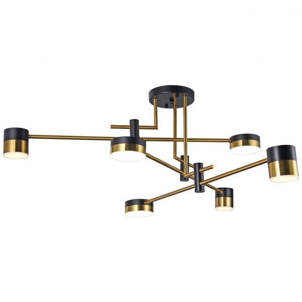 Потолочный светодиодный светильник Gerhort G51243/6BK+AB