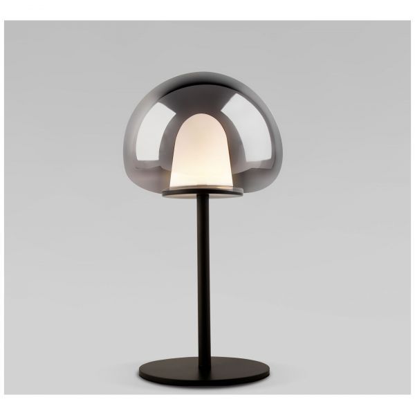 Настольный светодиодный светильник со стеклянным плафоном Eurosvet 90326/1 черный