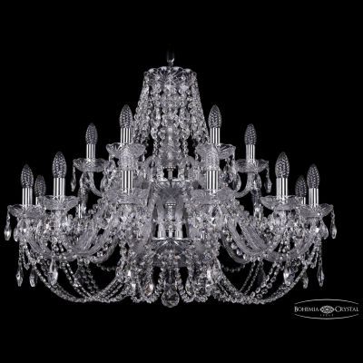 Люстра Bohemia Ivele Crystal 1406/12+6/300/2d/Ni