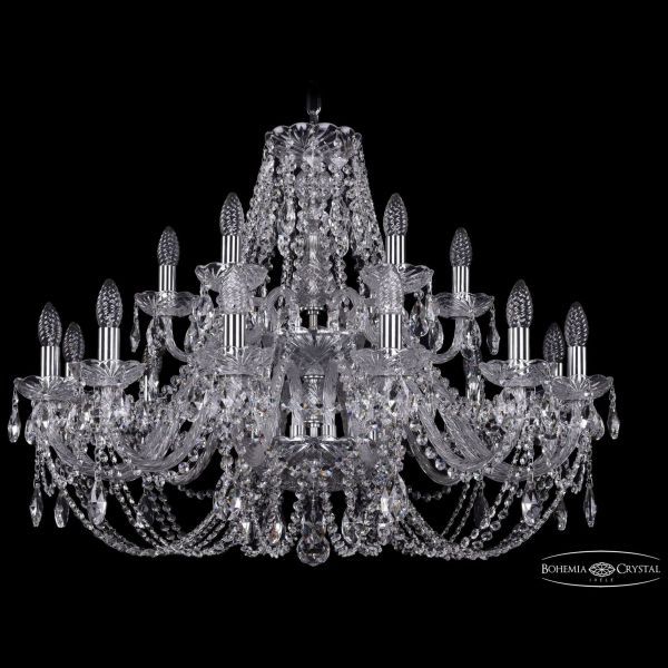 Люстра Bohemia Ivele Crystal 1406/12+6/300/2d/Ni