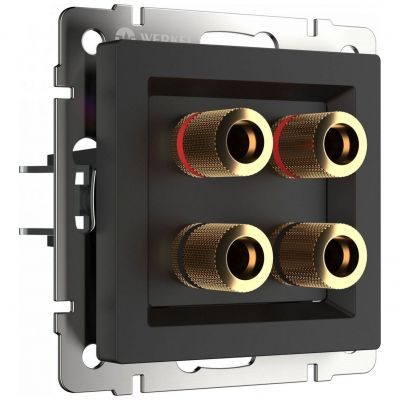 Акустическая розетка (черный матовый) W1185008 Werkel