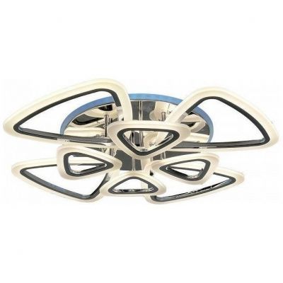 Светодиодная люстра 10007/4+4 CHR 160W+11W RGB хром Profit Light