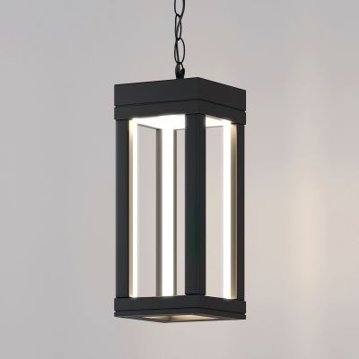 Уличный подвесной светодиодный светильник Frame LED IP54 Elektrostandard 1528 TECHNO LED черный