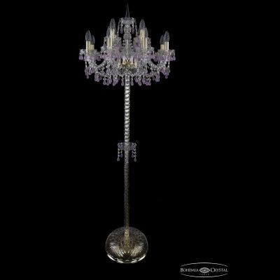 Торшер Bohemia Ivele Crystal 1410T2/8+4/195-165/G/V7010